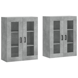 Acquista Armadietti a Parete 2 pz Grigio Cemento in Legno Multistrato con riferimento GHV-3197941 della ditta 