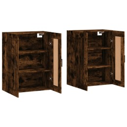 Acquista Armadietti a Parete 2 pz Rovere Fumo in Legno Multistrato con riferimento GHV-3198030 della ditta 