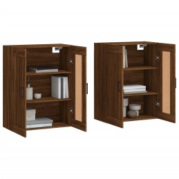 Acquista Armadietti a Parete 2 pz Rovere Marrone in Legno Multistrato con riferimento GHV-3198032 della ditta 