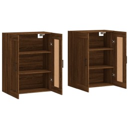 Acquista Armadietti a Parete 2 pz Rovere Marrone in Legno Multistrato con riferimento GHV-3198032 della ditta 