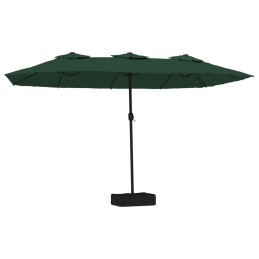 Acquista Ombrellone a Doppia Testa con LED Verde 449x245 cm con riferimento GHV-362954 della ditta 