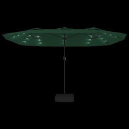 Acquista Ombrellone a Doppia Testa con LED Verde 449x245 cm con riferimento GHV-362954 della ditta 