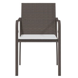 Acquista Sedie da Giardino con Cuscini 4pz Marroni 56x59x84cm Polyrattan con riferimento GHV-3187073 della ditta 