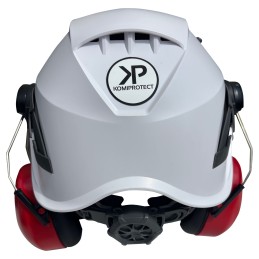 Acquista Elmetto Cuffie e Visiera Policarbonato Premium con riferimento K0530 della ditta KOMIPROTECT