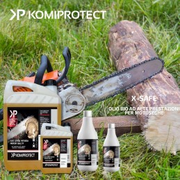 Acquista Olio per catene Motoseghe X-SAFE x 1 lt con riferimento K699 della ditta KOMIPROTECT