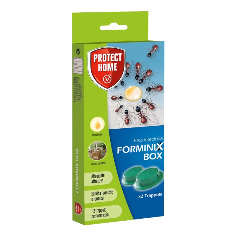 Acquista Forminix Box Verde 2 Trappole per Formiche da Esterno con riferimento 86601508 della ditta SBM life science