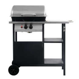 Acquista Barbecue e Griglia a Gas a 3 Ripiani Tavolinetto Nero e Argento con riferimento GHV-47392 della ditta 
