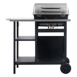 Acquista Barbecue e Griglia a Gas a 3 Ripiani Tavolinetto Nero e Argento con riferimento GHV-47392 della ditta 