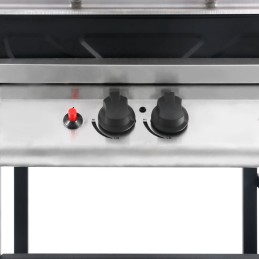Acquista Barbecue e Griglia a Gas a 3 Ripiani Tavolinetto Nero e Argento con riferimento GHV-47392 della ditta 