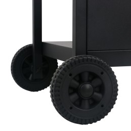 Acquista Barbecue e Griglia a Gas a 3 Ripiani Tavolinetto Nero e Argento con riferimento GHV-47392 della ditta 