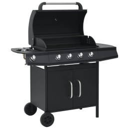 Acquista Barbecue e Griglia a Gas 4+1 Fornelli Nero in Acciaio con riferimento GHV-310105 della ditta 