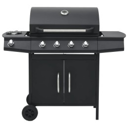 Acquista Barbecue e Griglia a Gas 4+1 Fornelli Nero in Acciaio con riferimento GHV-310105 della ditta 