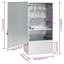 Acquista Forno Affumicatore BBQ con Tavolino in Acciaio Zincato con riferimento GHV-3187618 della ditta 