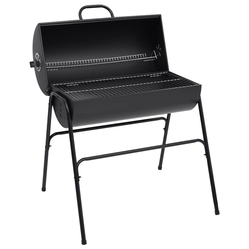 Acquista Barbecue a Barile 2 Griglie di Cottura Nero 80x95x90 cm Acciaio con riferimento GHV-313635 della ditta 