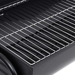 Acquista Barbecue a Barile 2 Griglie di Cottura Nero 80x95x90 cm Acciaio con riferimento GHV-313635 della ditta 