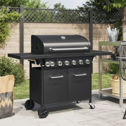 Acquista Griglia Barbecue a Gas con 7 Bruciatori Nero in Acciaio con riferimento GHV-367588 della ditta 
