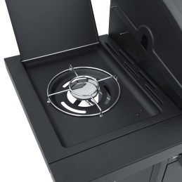 Acquista Griglia Barbecue a Gas con 7 Bruciatori Nero in Acciaio con riferimento GHV-367588 della ditta 