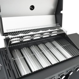 Acquista Griglia Barbecue a Gas con 7 Bruciatori Nero in Acciaio con riferimento GHV-367588 della ditta 