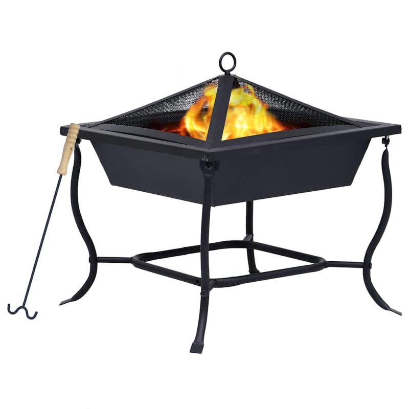 Acquista Braciere Nero 42x42x45 cm in Acciaio con riferimento GHV-46647 della ditta 