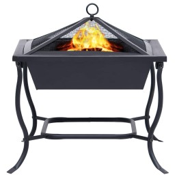 Acquista Braciere Nero 42x42x45 cm in Acciaio con riferimento GHV-46647 della ditta 