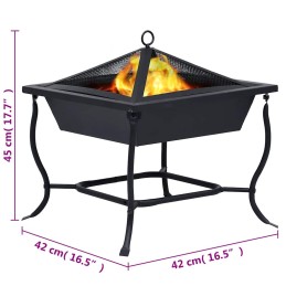 Acquista Braciere Nero 42x42x45 cm in Acciaio con riferimento GHV-46647 della ditta 