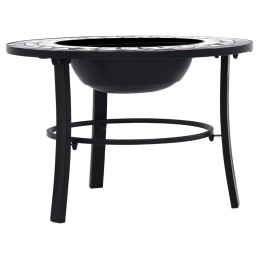Acquista Braciere con Mosaico Nero e Bianco 68cm in Ceramica con riferimento GHV-46721 della ditta 