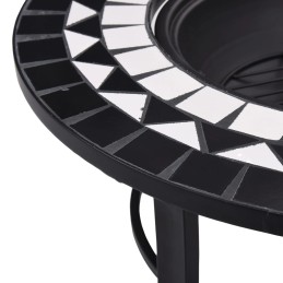 Acquista Braciere con Mosaico Nero e Bianco 68cm in Ceramica con riferimento GHV-46721 della ditta 