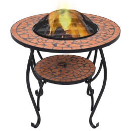 Acquista Tavolo con Braciere a Mosaico Terracotta 68 cm in Ceramica con riferimento GHV-46723 della ditta 