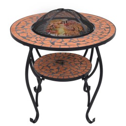 Acquista Tavolo con Braciere a Mosaico Terracotta 68 cm in Ceramica con riferimento GHV-46723 della ditta 