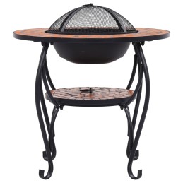Acquista Tavolo con Braciere a Mosaico Terracotta 68 cm in Ceramica con riferimento GHV-46723 della ditta 