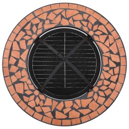 Acquista Tavolo con Braciere a Mosaico Terracotta 68 cm in Ceramica con riferimento GHV-46723 della ditta 
