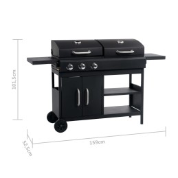 Acquista Barbecue Combinato Carbone e Gas 3 Fuochi con riferimento GHV-47388 della ditta 