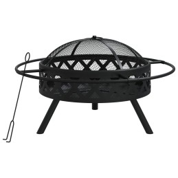 Acquista Braciere con Attizzatoio 70 cm XXL in Acciaio con riferimento GHV-360058 della ditta 