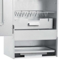 Acquista Forno Affumicatore BBQ con Tavolino in Acciaio Zincato con riferimento GHV-3187616 della ditta 