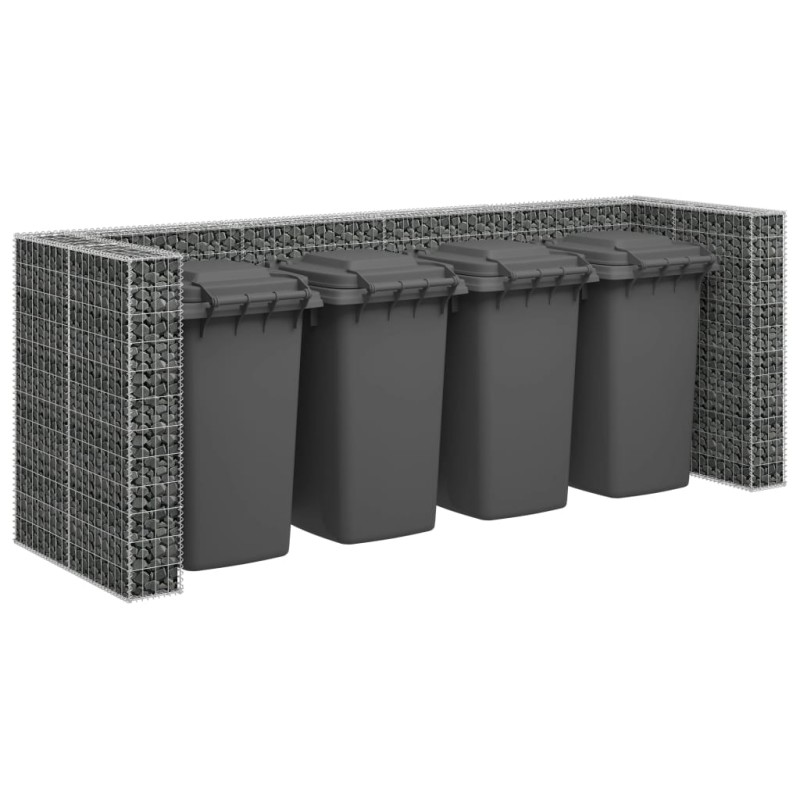 Acquista Gabbione per Bidoni in Acciaio Zincato 320x100x120 cm con riferimento GHV-145614 della ditta 