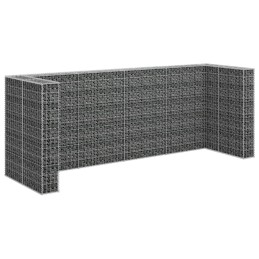 Acquista Gabbione per Bidoni in Acciaio Zincato 320x100x120 cm con riferimento GHV-145614 della ditta 