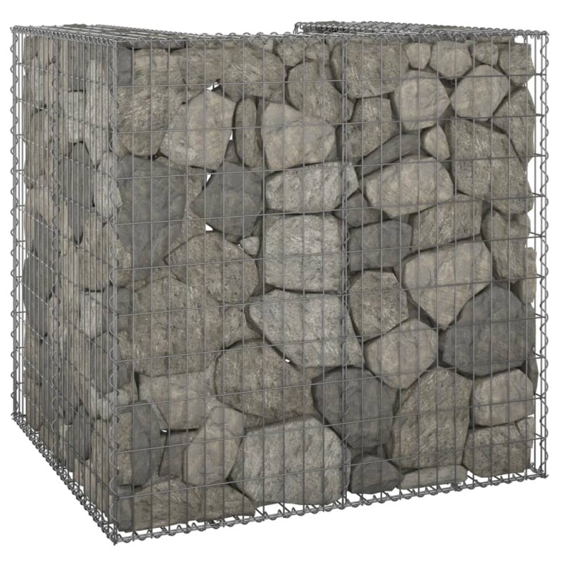 Acquista Gabbione per Bidoni in Acciaio Zincato 110x100x110 cm con riferimento GHV-151298 della ditta 