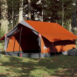 Acquista Tenda da Campeggio 2 Persone Grigio e Arancione Impermeabile con riferimento GHV-94361 della ditta 