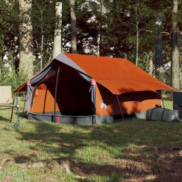 Acquista Tenda da Campeggio 2 Persone Grigio e Arancione Impermeabile con riferimento GHV-94361 della ditta 