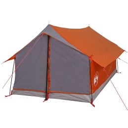 Acquista Tenda da Campeggio 2 Persone Grigio e Arancione Impermeabile con riferimento GHV-94361 della ditta 