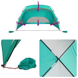 Acquista Tenda da Spiaggia Verde 274x178x170/148 cm in Poliestere 185T con riferimento GHV-94404 della ditta 