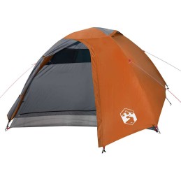 Acquista Tenda da Campeggio a Cupola 4 Persone Grigio e Arancione con riferimento GHV-94337 della ditta 