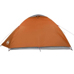 Acquista Tenda da Campeggio a Cupola 4 Persone Grigio e Arancione con riferimento GHV-94337 della ditta 
