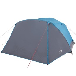 Acquista Tenda da Campeggio con Portico per 4 Persone Blu Impermeabile con riferimento GHV-94419 della ditta 
