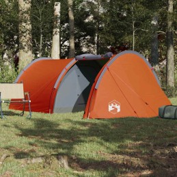 Acquista Tenda da Campeggio a Tunnel 4 Persone Arancione Impermeabile con riferimento GHV-94396 della ditta 