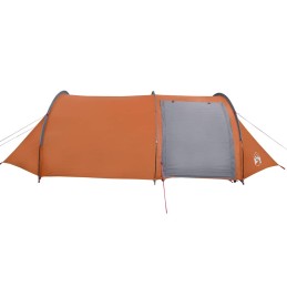 Acquista Tenda da Campeggio a Tunnel 4 Persone Arancione Impermeabile con riferimento GHV-94396 della ditta 