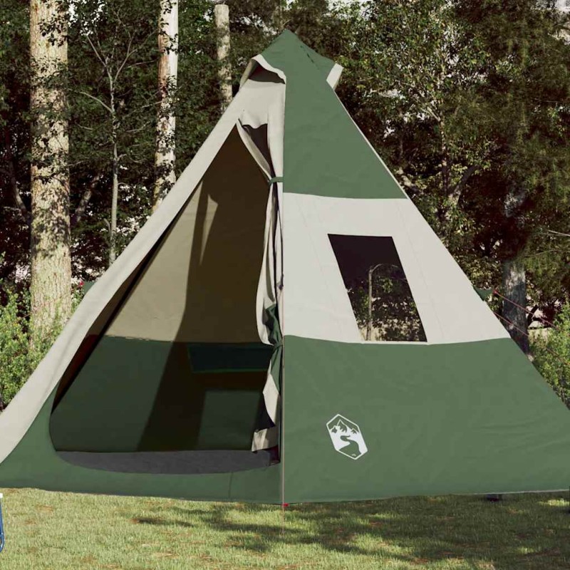 Acquista Tenda da Campeggio Tipi per 7 Persone Verde Impermeabile con riferimento GHV-94427 della ditta 