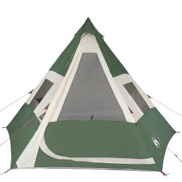 Acquista Tenda da Campeggio Tipi per 7 Persone Verde Impermeabile con riferimento GHV-94427 della ditta 