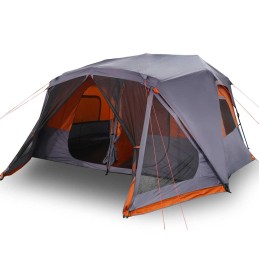 Acquista Tenda Campeggio 10 Persone Grigio e Arancione Impermeabile con riferimento GHV-94291 della ditta 