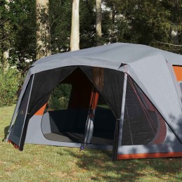 Acquista Tenda Campeggio 10 Persone Grigio e Arancione Impermeabile con riferimento GHV-94291 della ditta 